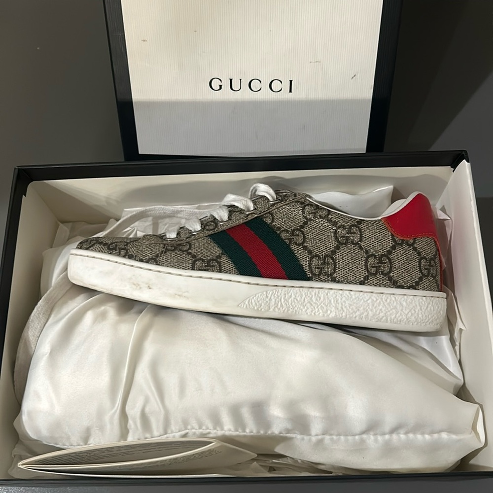 Gucci GG Supreme Kids Shoes